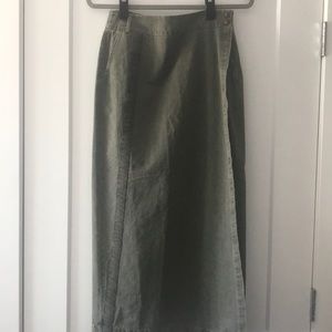 Sundance wrap maxi skirt.